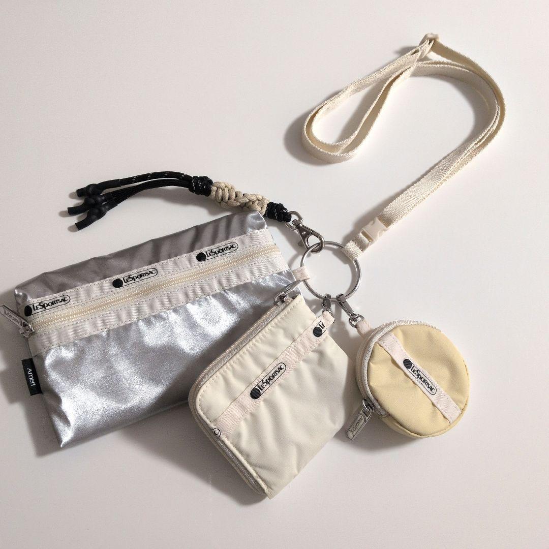 LeSportsac × AMERI Multi Pouch シルバー
