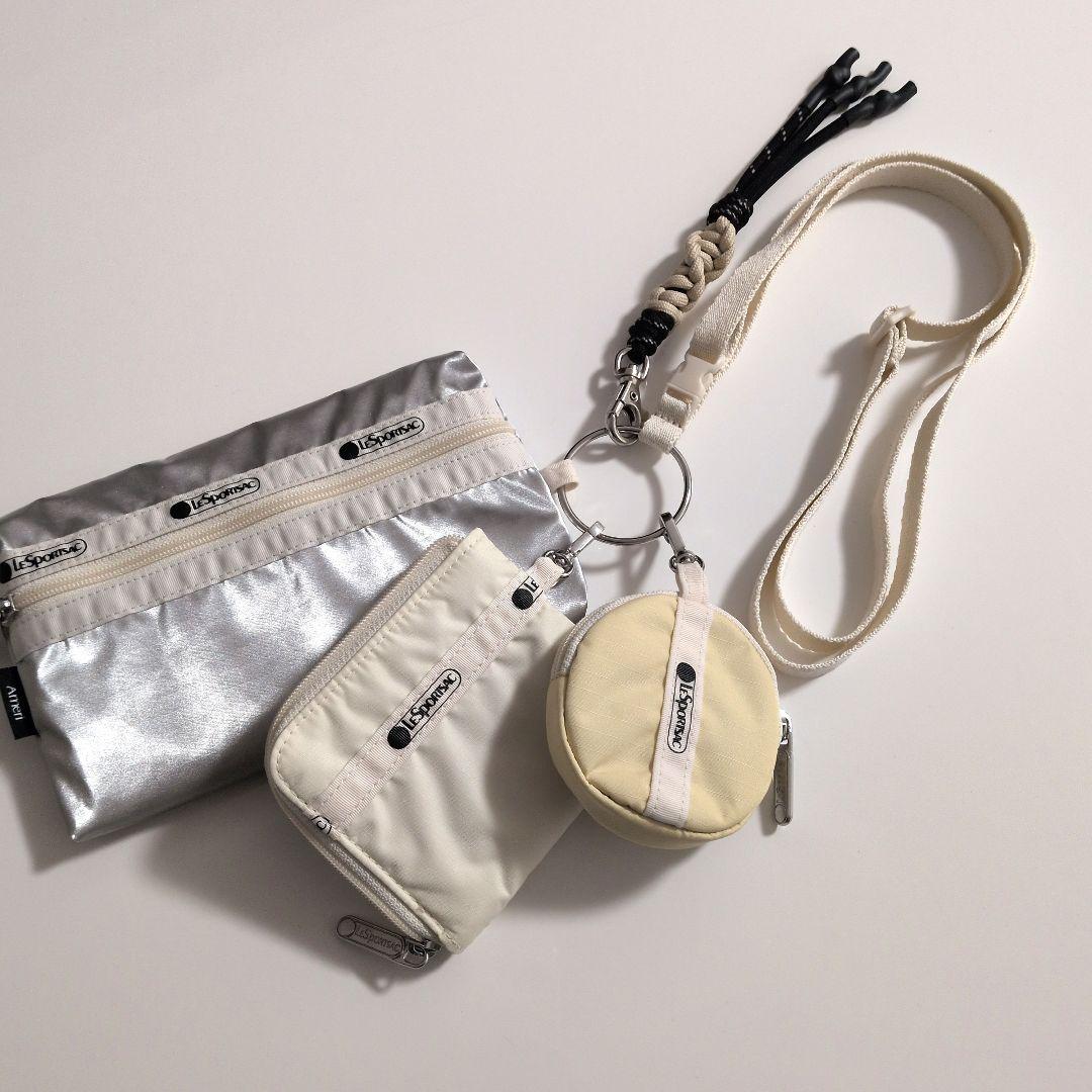 LeSportsac × AMERI Multi Pouch シルバー