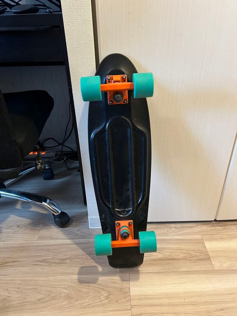 Penny スケートボード ブラック/ターコイズ　27インチ