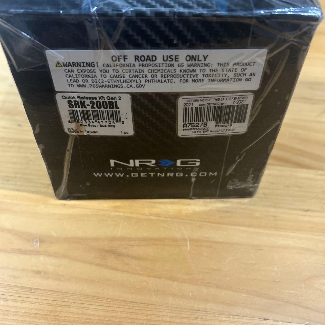 NRG クイックリリースキット　SRK-200BL青