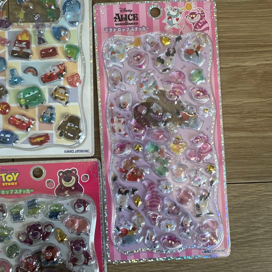 【正規品】 プチドロップステッカー ディズニー 9枚セット