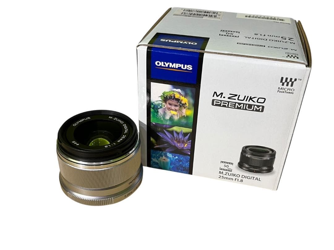 オリンパス カメラレンズ M.ZUIKO 25mm f1.8 単焦点レンズ 美品