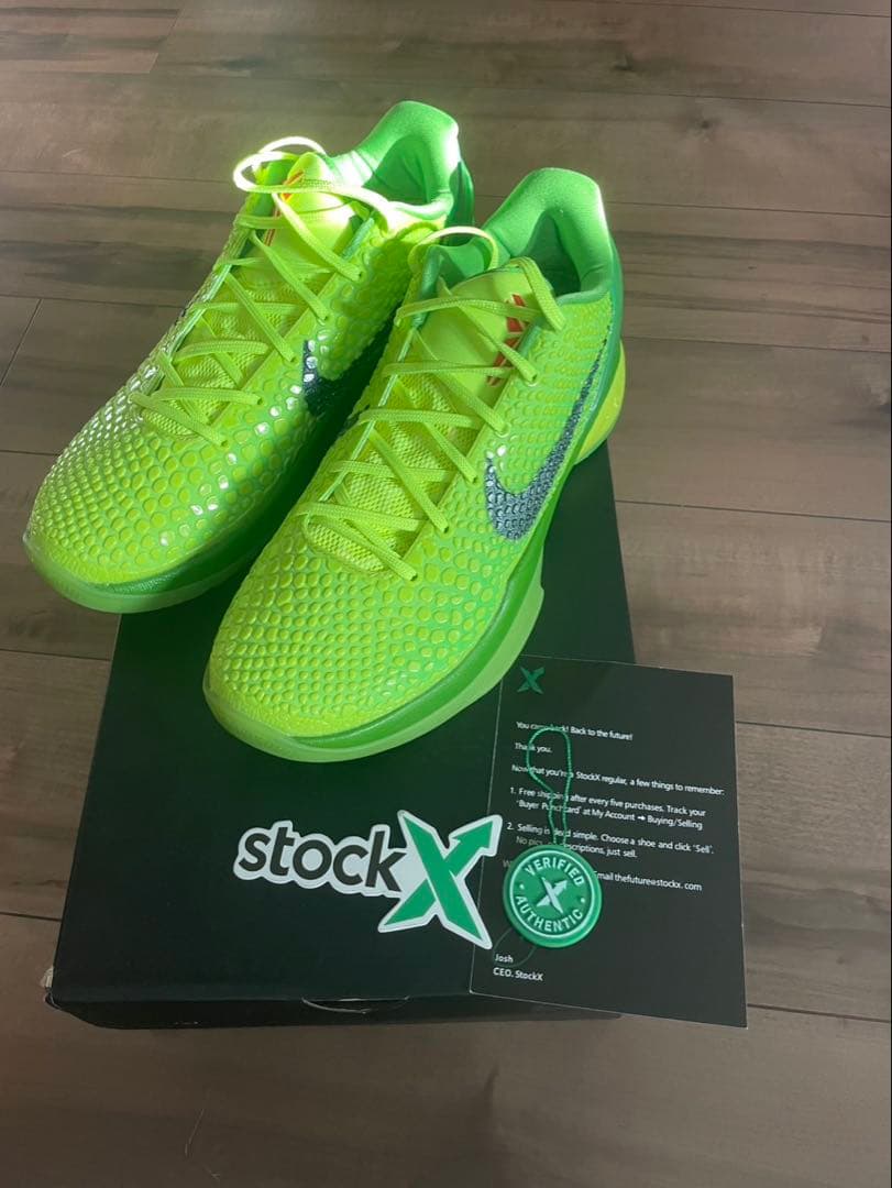 ナイキ　コービー6 プロトロ　グリンチ　並行輸入