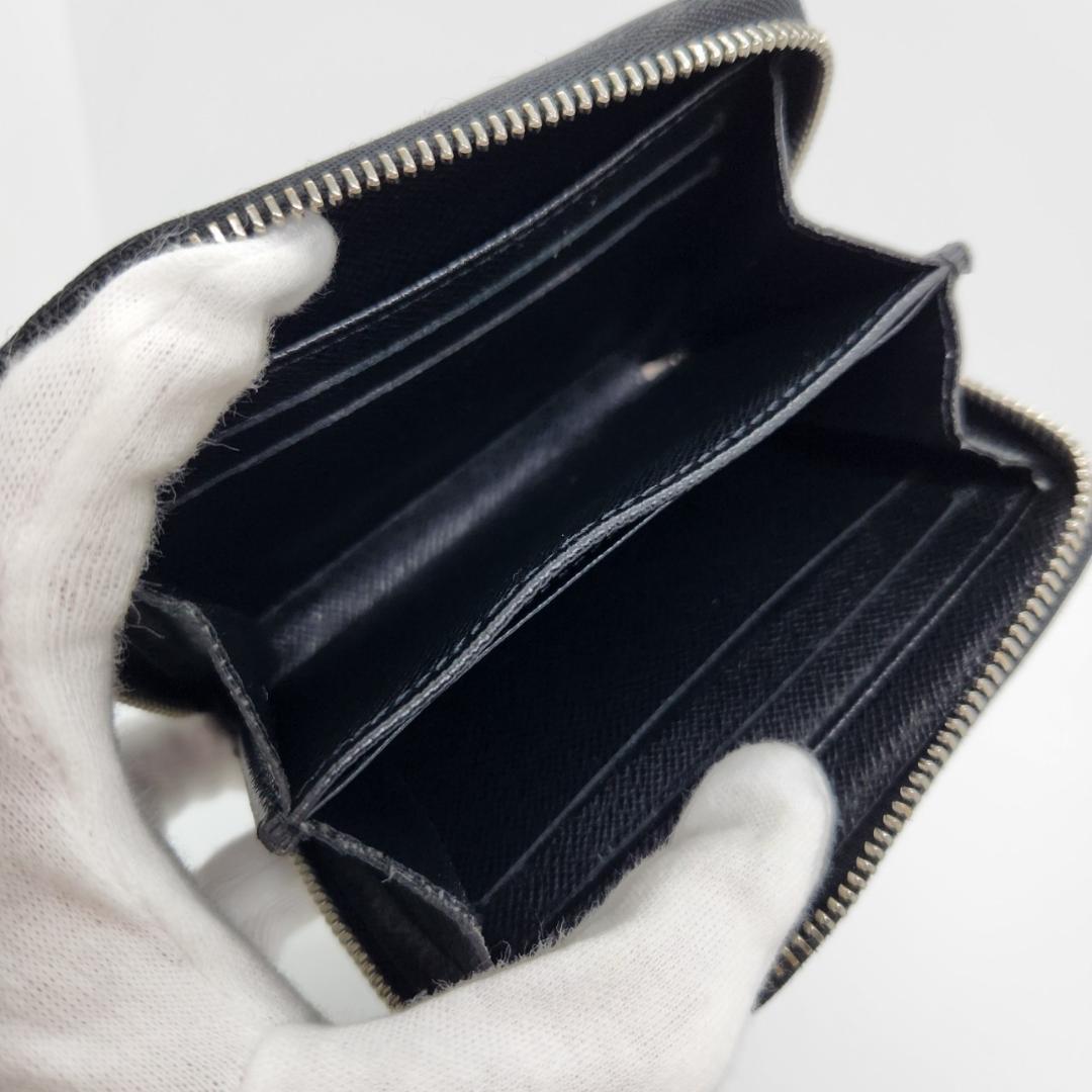 極美品 ルイヴィトン エピ ノワール ジッピー パース M60152黒