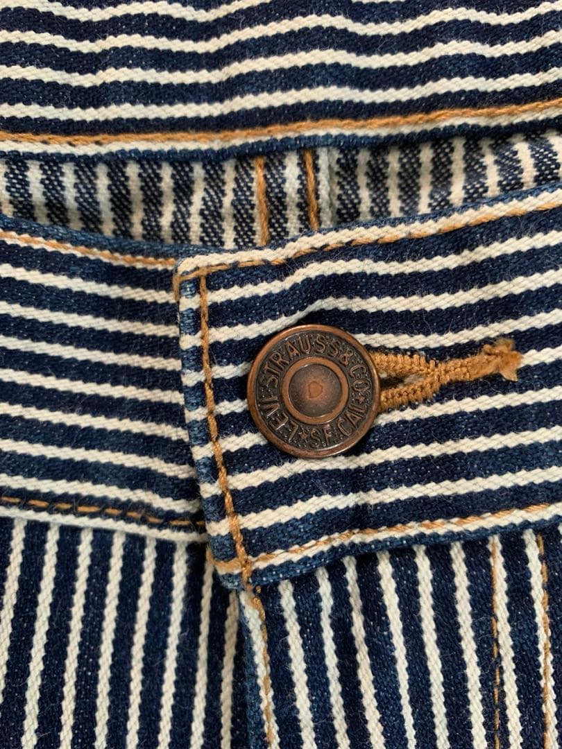 リーバイス533 ヒッコリーデニム w36