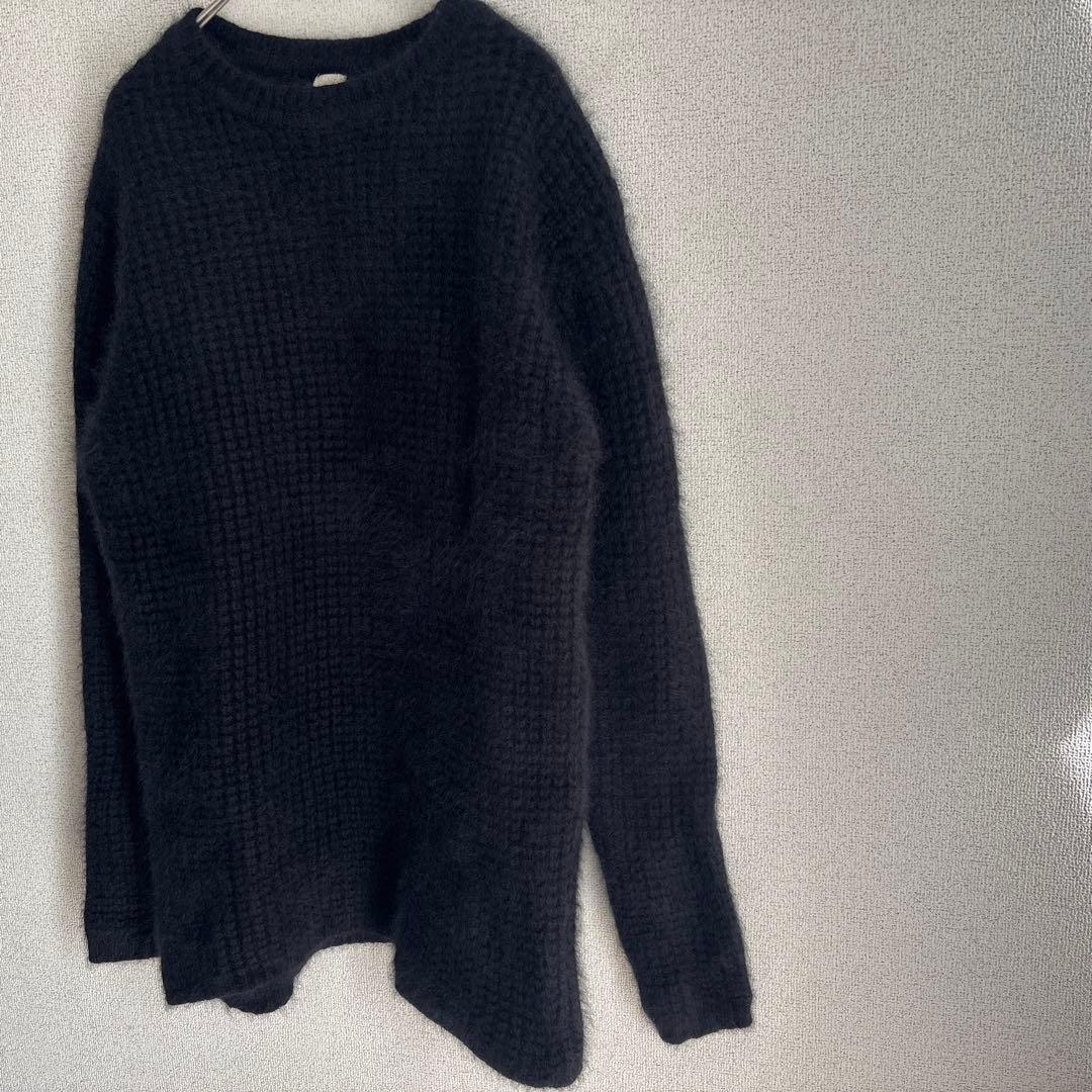 美品■Ron Herman ロンハーマン【M】ラクーンファー ニット ブラック