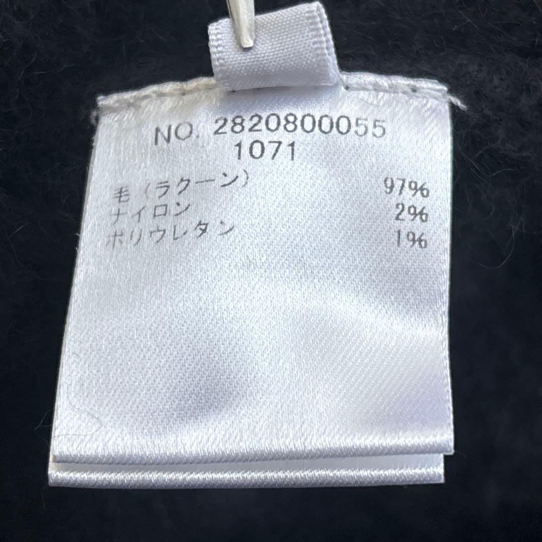 美品■Ron Herman ロンハーマン【M】ラクーンファー ニット ブラック