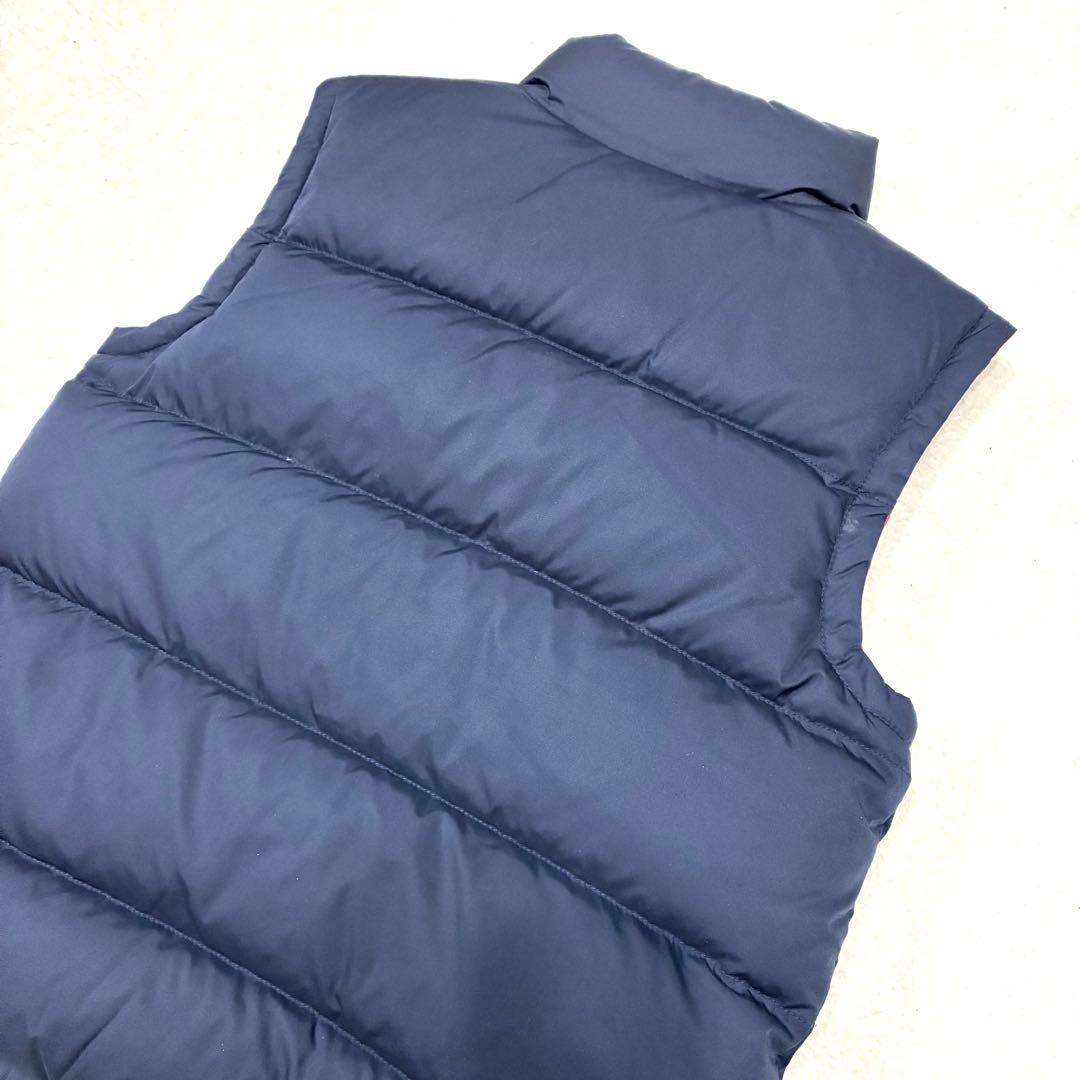 【極美品】ラルフローレン ダウンベスト M ネイビー レッドポニー刺繍 M