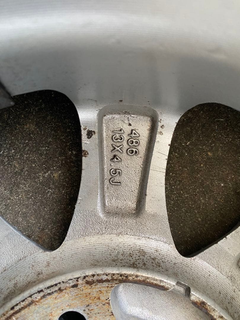 スタッドレスタイヤ　アルミホイール付き　4本　155/65R13