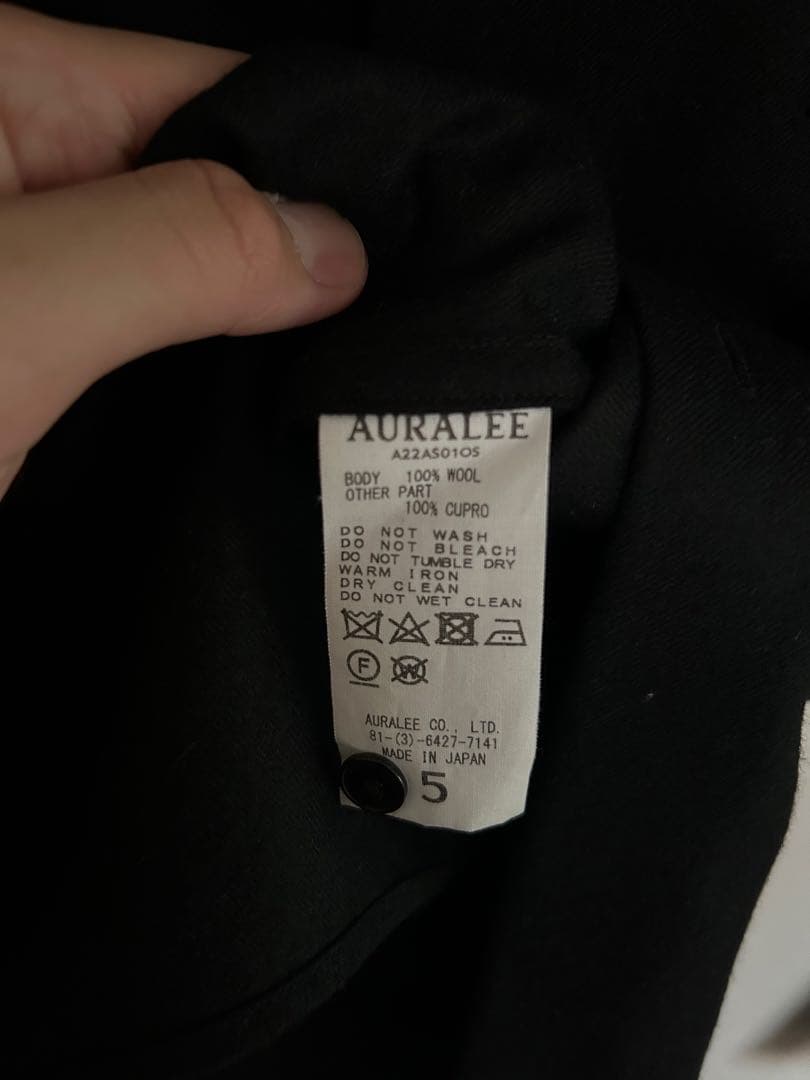 まんまるさん専用 AURALEE ウールシャツ　ブラック