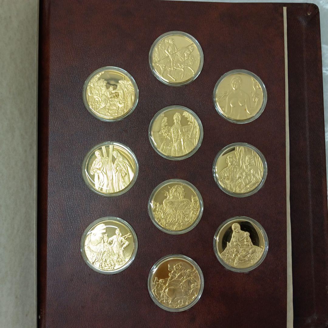 フランクリンミント ゴールドメダル セット 解説書付き 50枚