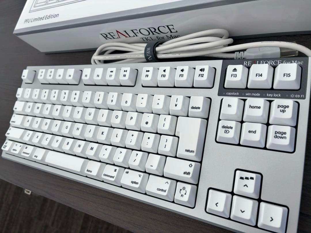 キーボード REALFORCE TKL SA for Mac R2TLSA-JP4M-WH