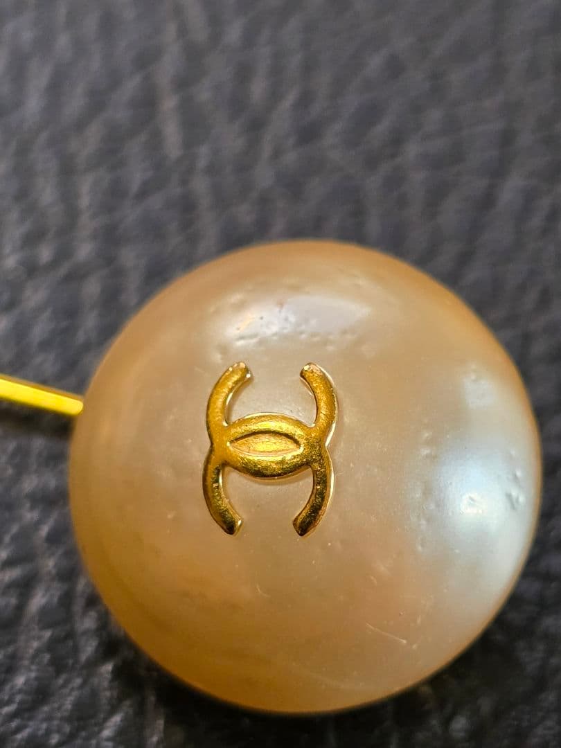 美品＊CHANEL シャネル　＊ パールピンブローチ