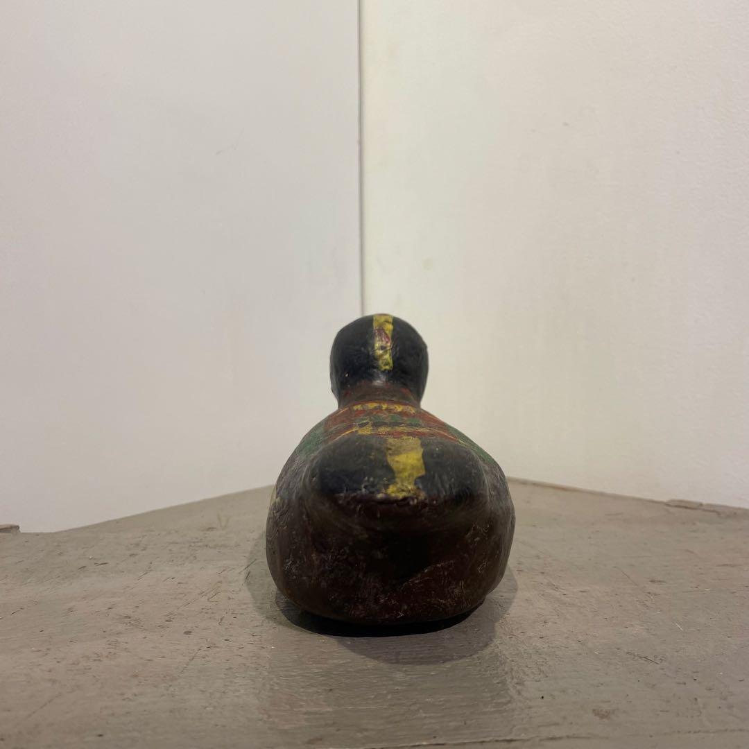 紙縒り細工 水鳥 雁 二羽セット アンティーク