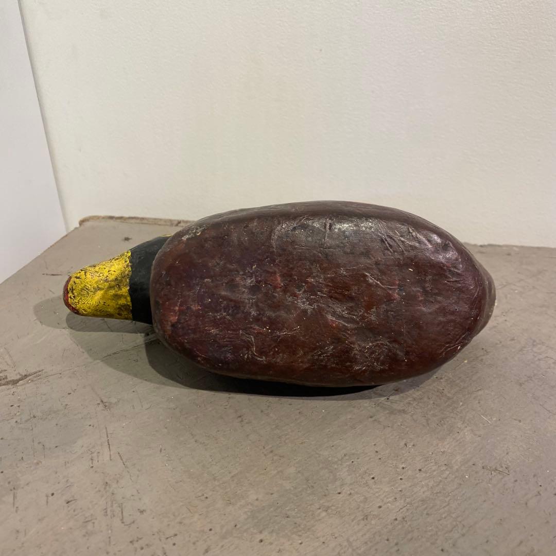 紙縒り細工 水鳥 雁 二羽セット アンティーク