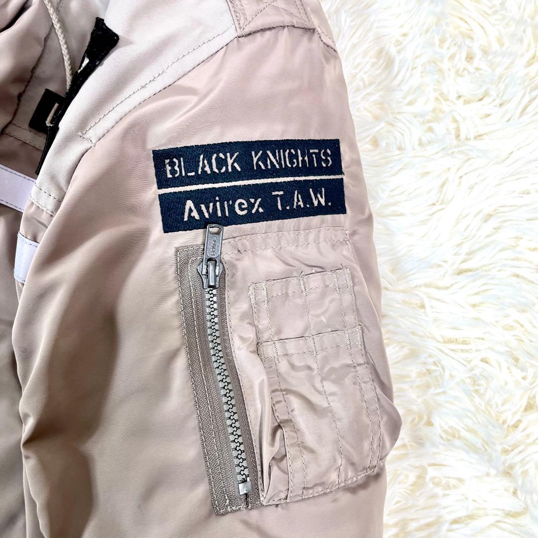 まち様 AVIREX N-2B BLACK KNIGHTS フライトジャケット