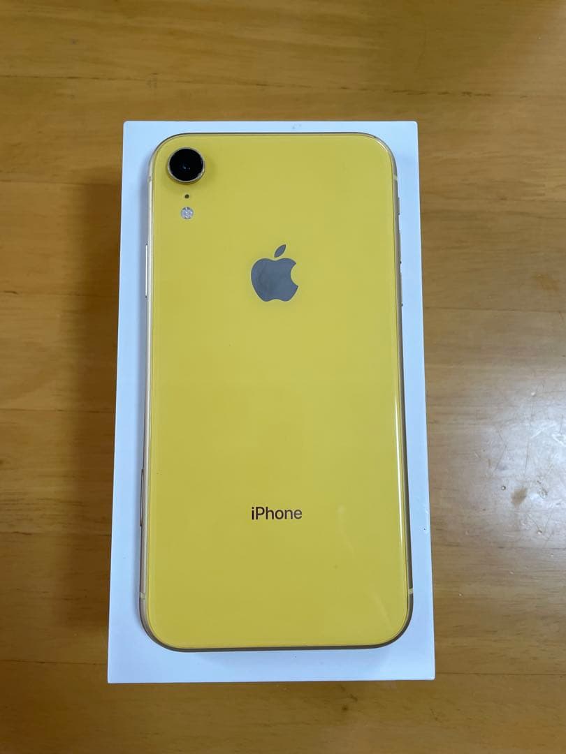 86%!! iPhone XR 64GB イエロー SIMフリー