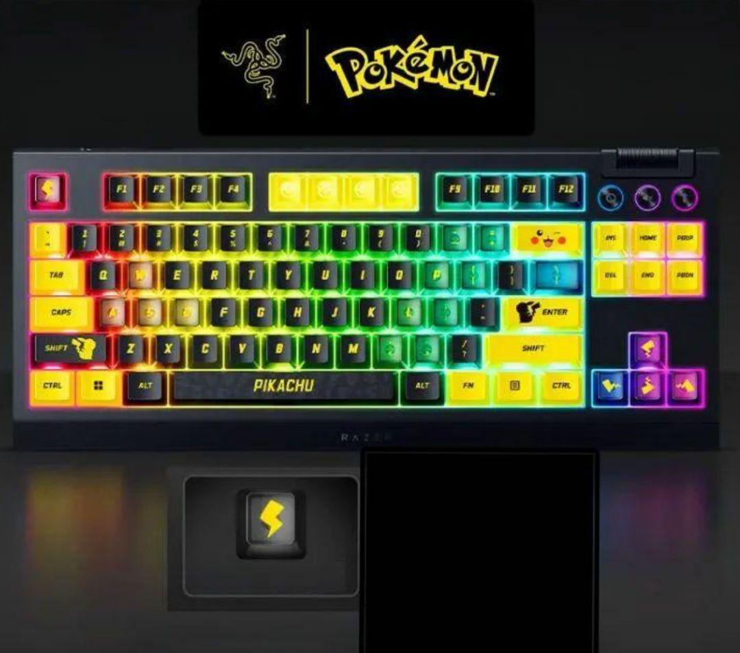 ⭐Razer Blackwidow V４⭐ポケモン⭐【ピカチュウVer】特典有