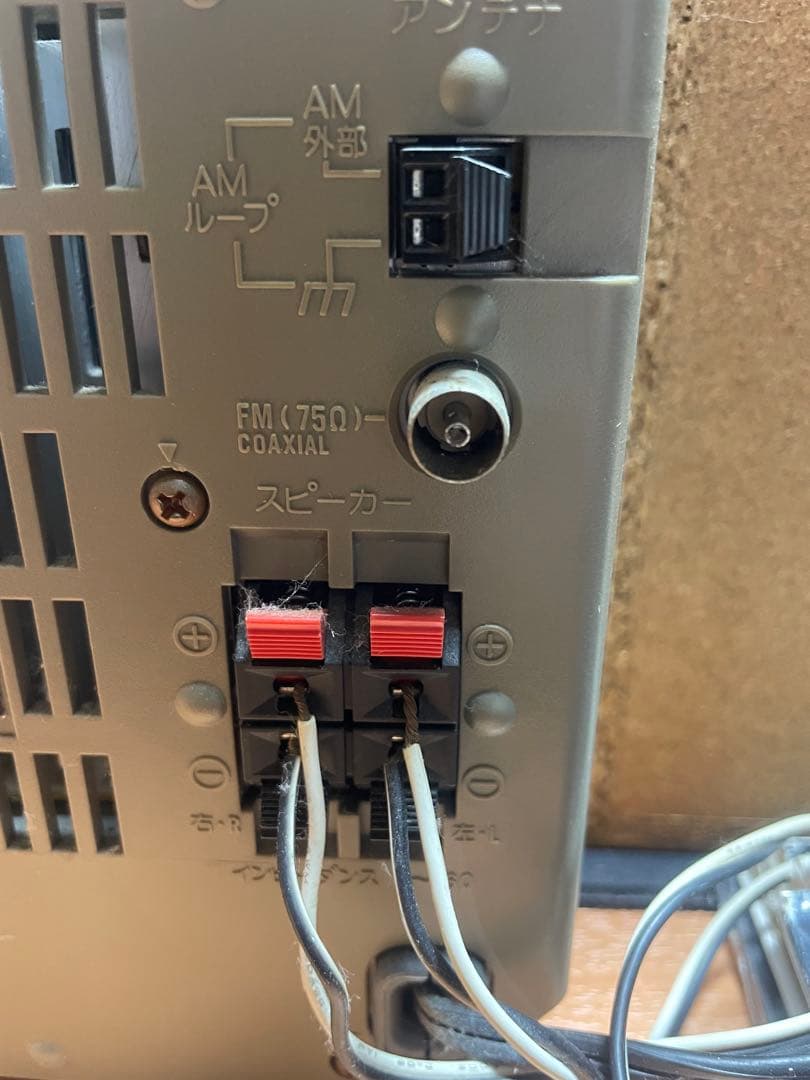 Victor CD・MD・カセットデッキ ホワイト