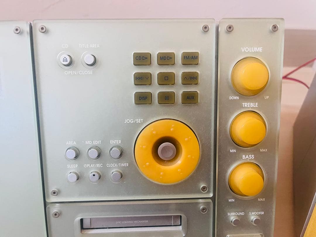 【動作確認済】Panasonic CD／MDコンポ SA-PM50MD