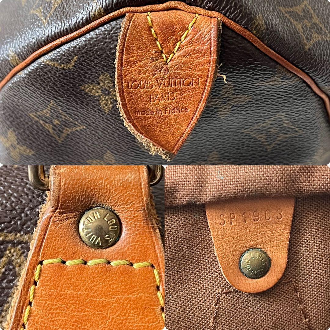 ルイヴィトン モノグラム スピーディー35 ボストンバッグ PVC M41524