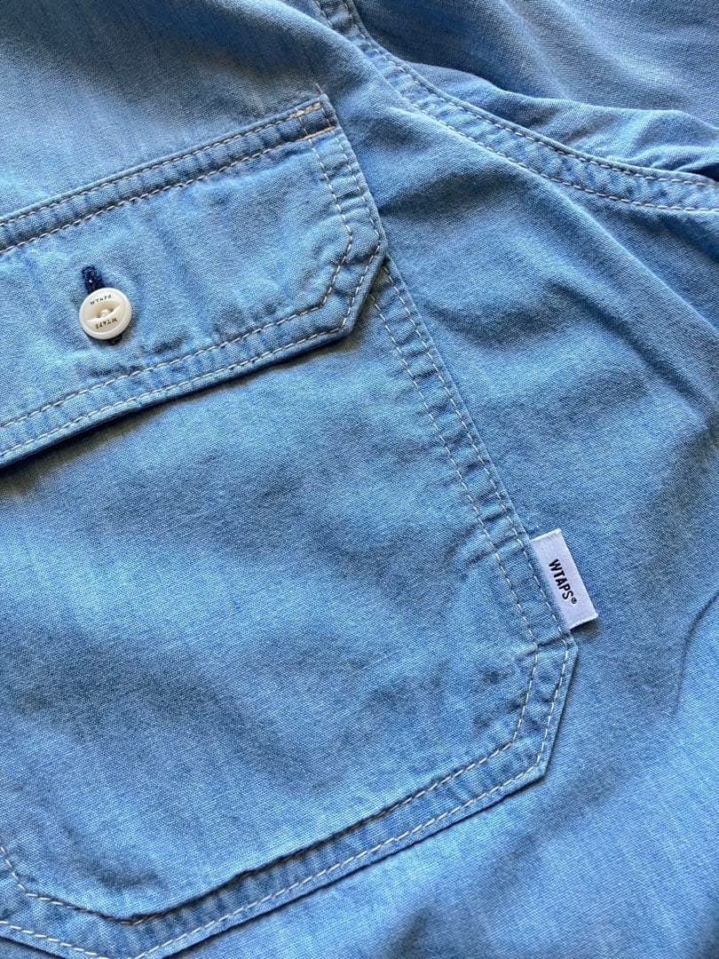 WTAPS ダブルタップス シャンブレーシャツ 242WVDT-SHM02 M
