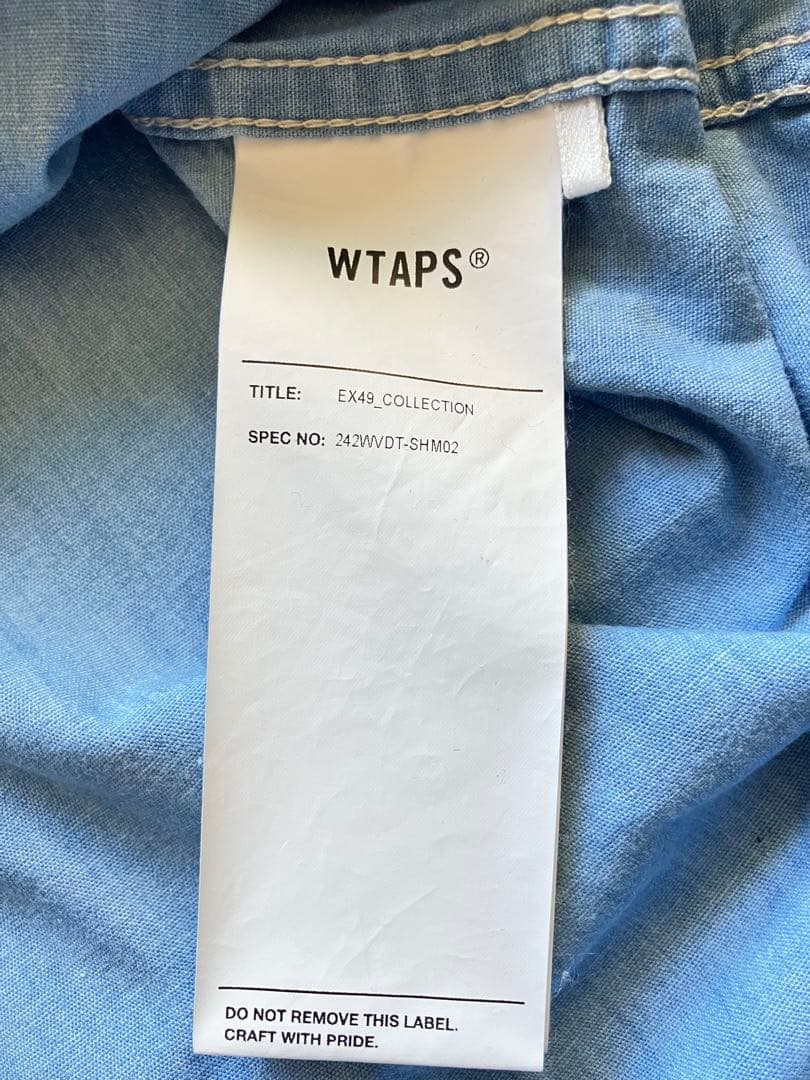 WTAPS ダブルタップス シャンブレーシャツ 242WVDT-SHM02 M