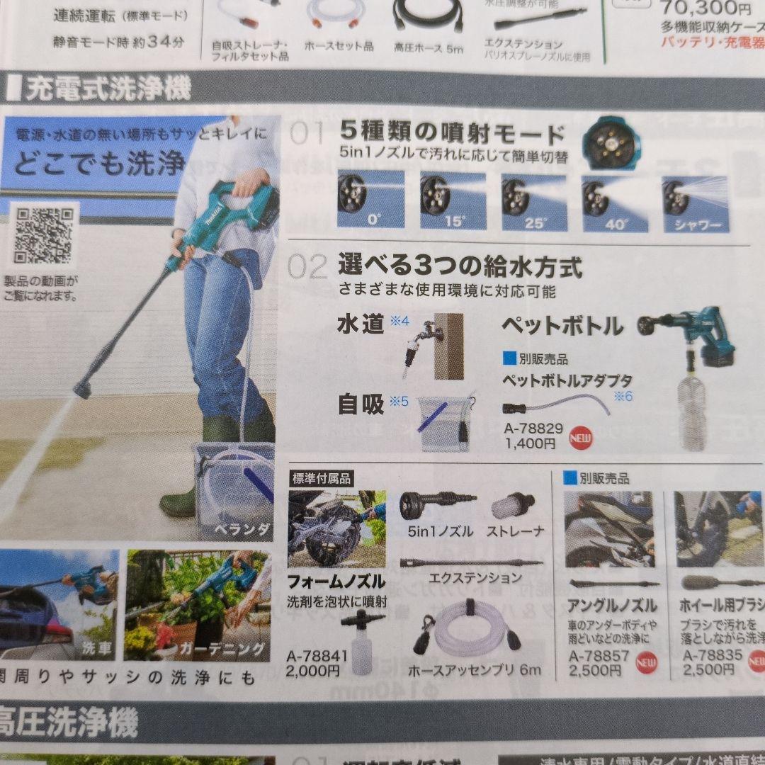 マキタ MHW180DZ 高圧洗浄機 本体