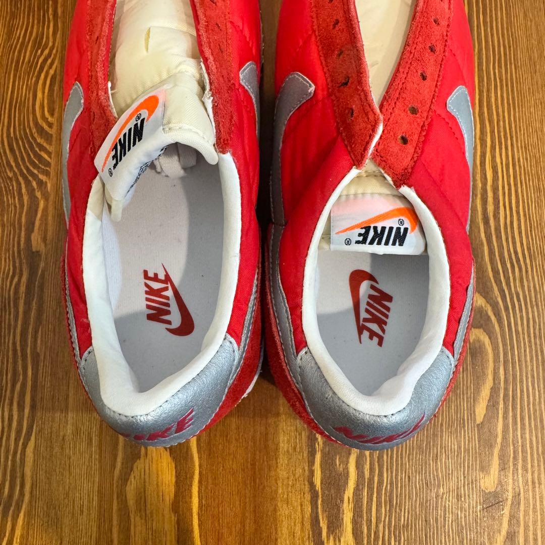 まんち 90s NIKE コルテッツ 赤銀 25.0cm デッドストック