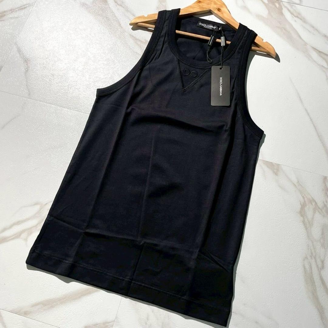 新品タグ付き ドルチェ＆ガッバーナ タンクトップ イタリア製 黒 48サイズ