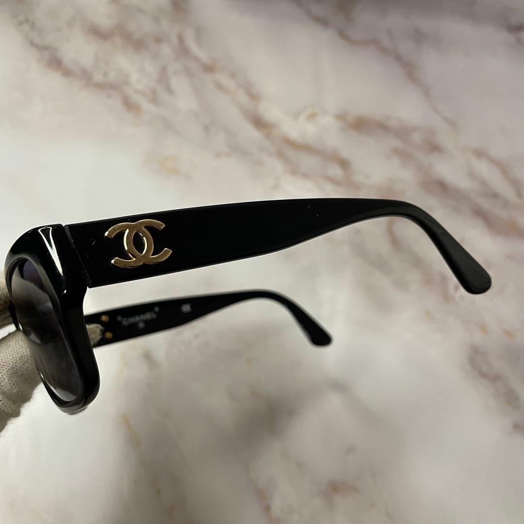 CHANEL シャネル ウェリントン ココマーク Y2K サングラス ケース付き