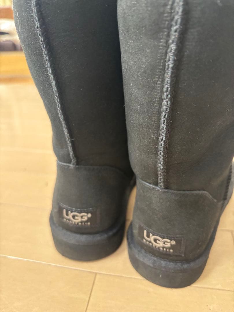 UGG ブラック ムートンブーツ　サイズ7