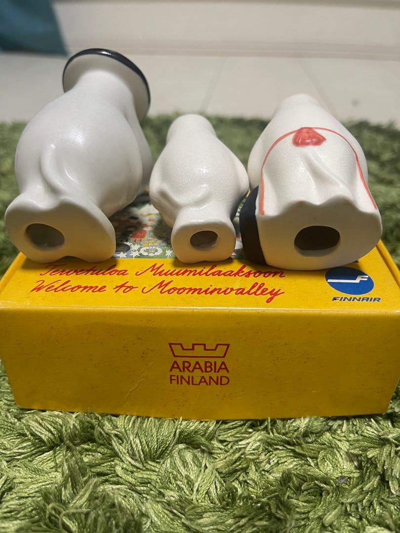 希少価値！入手困難 ！アラビア社 ARABIA ムーミン 3体セット 廃盤