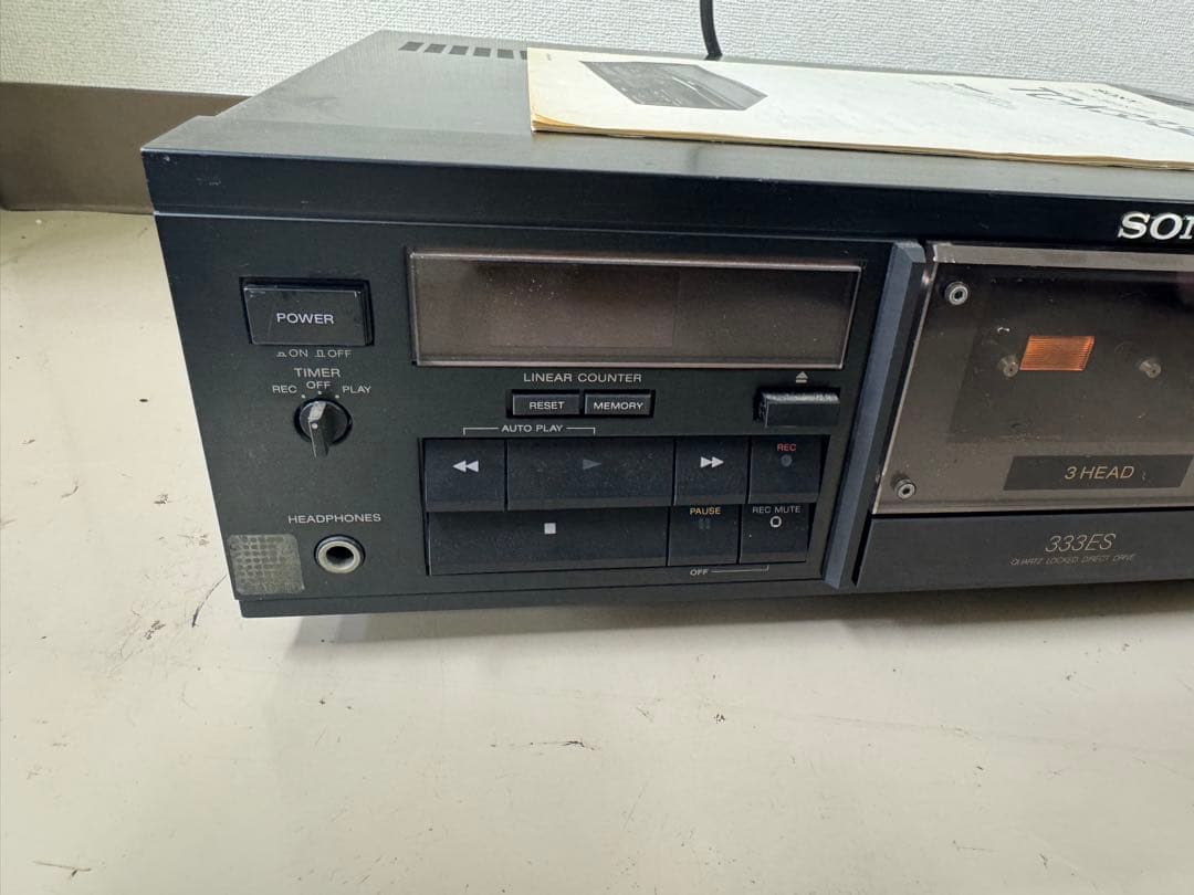 SONY カセットデッキ TC-K333ESX