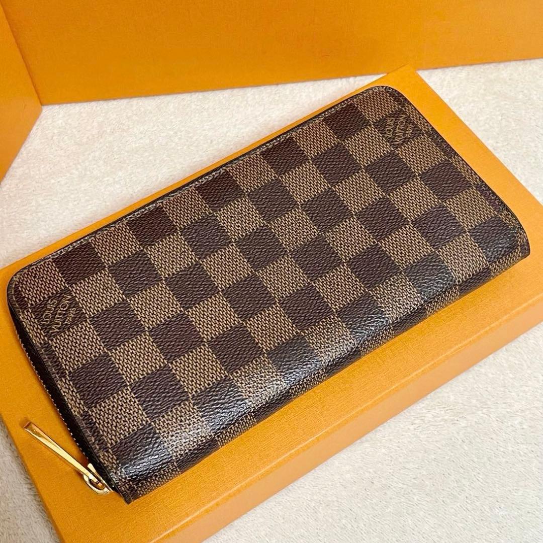 ルイヴィトン ダミエ　ジッピーウォレット　ラウンドファスナー 長財布