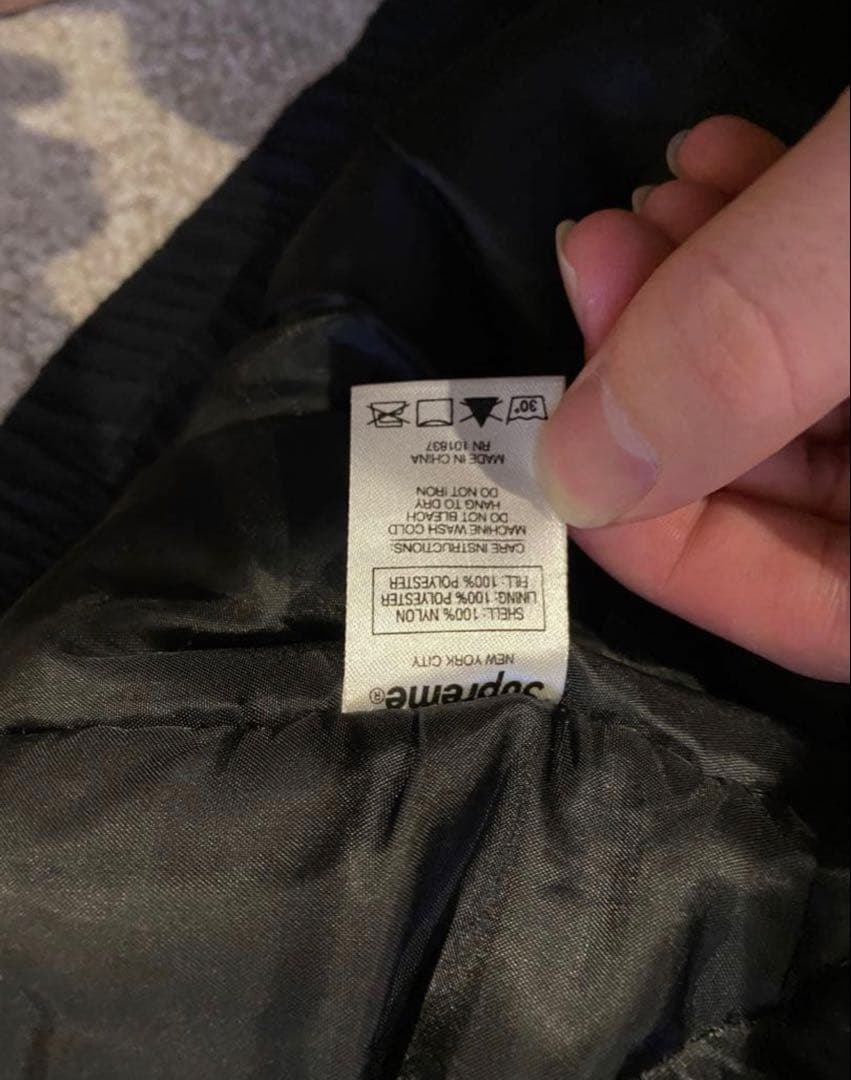 supreme zigzag ナイロンジャケット