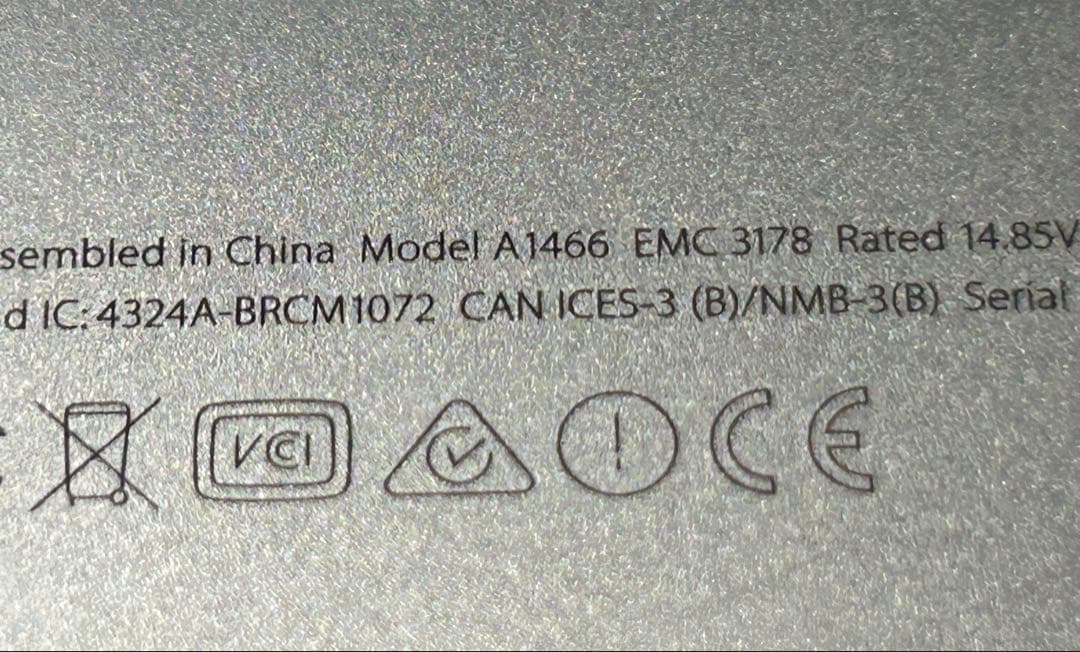 MacBook本体 MacBook Air2017 A1466 Win11 Office2021