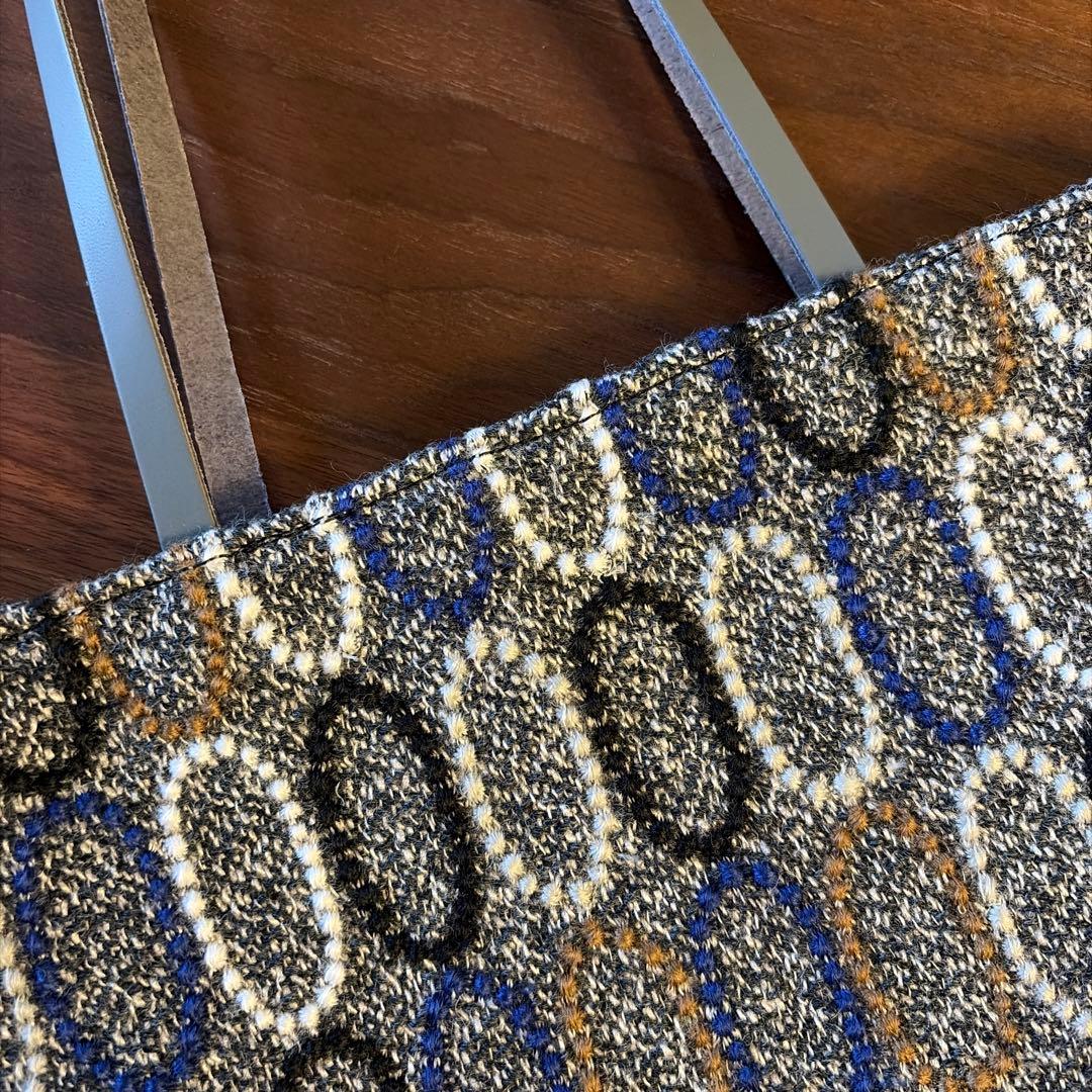 ハンドメイドトートバッグ ミナペルホネンtarteブラック