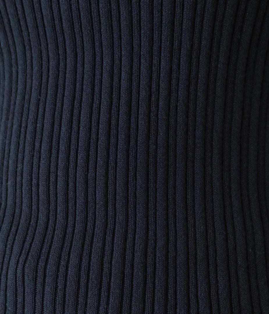 トップス ICHI Antiquite's / Rib Knit Turtle Neck