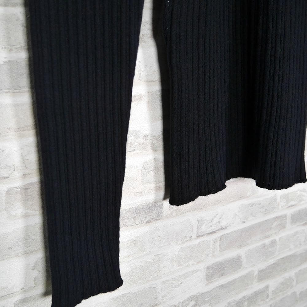 トップス ICHI Antiquite's / Rib Knit Turtle Neck