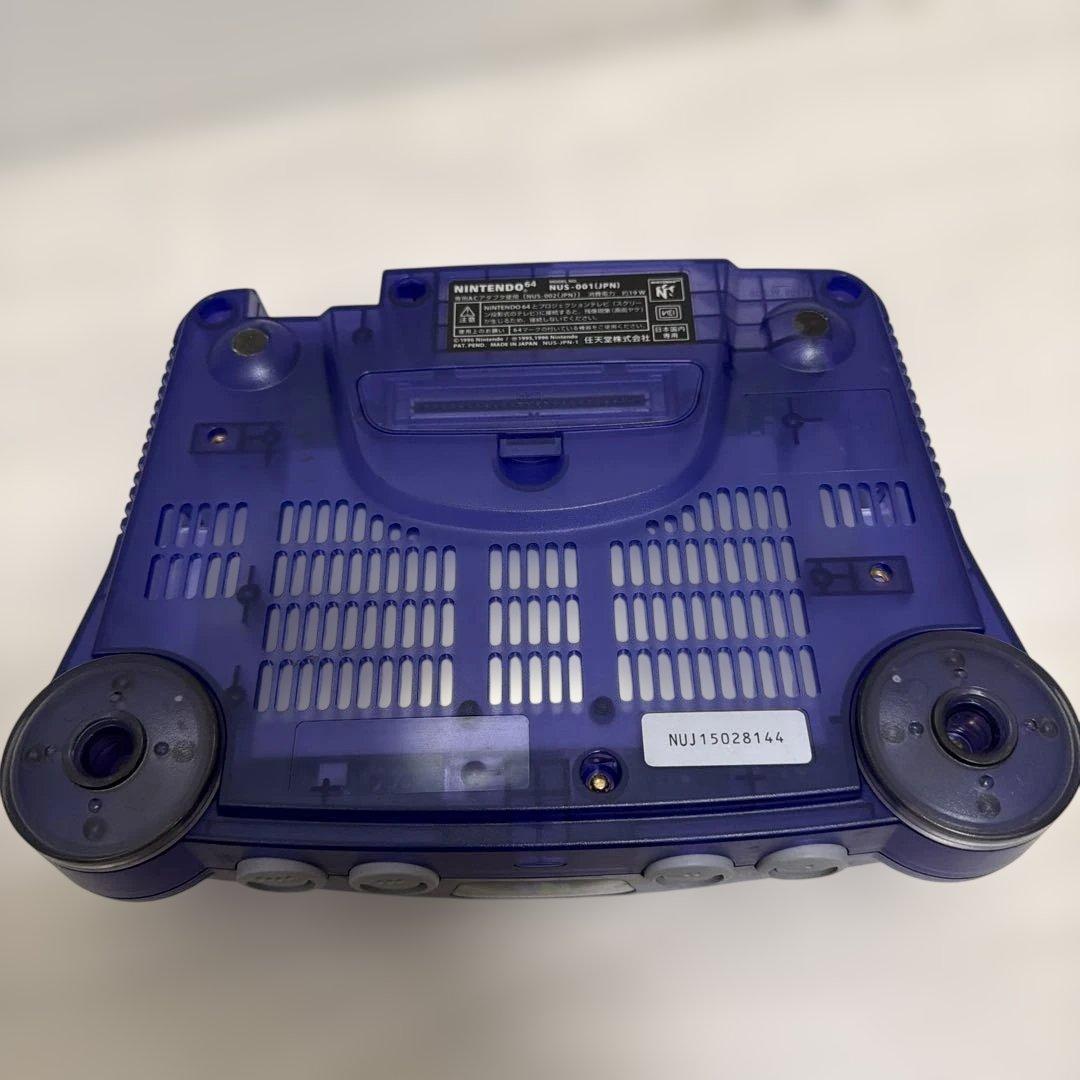 【動作確認済】ニンテンドー６４ 本体 NINTENDO 64 ディープブルー