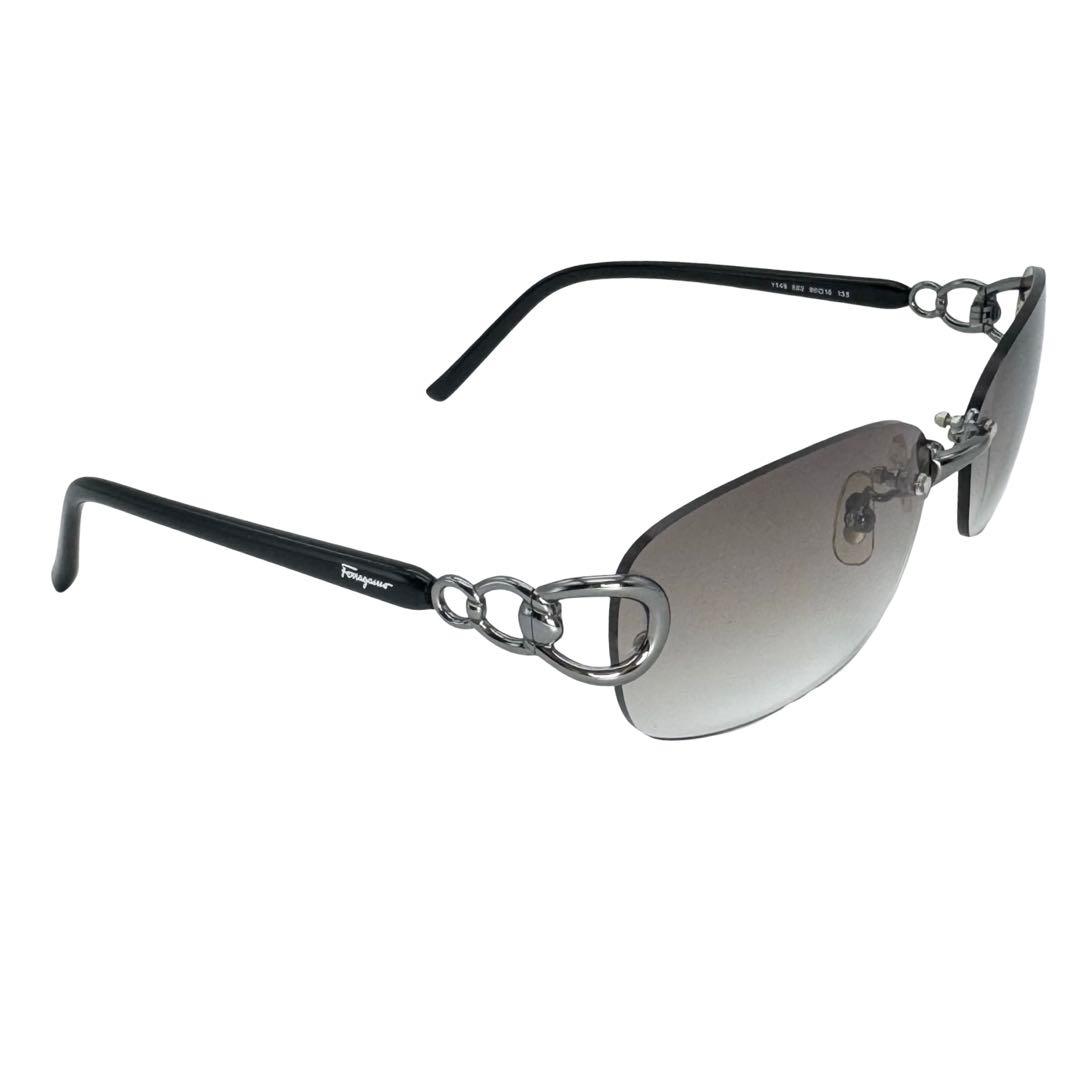 Salvatore Ferragamo フェラガモ サングラス レディース 黒