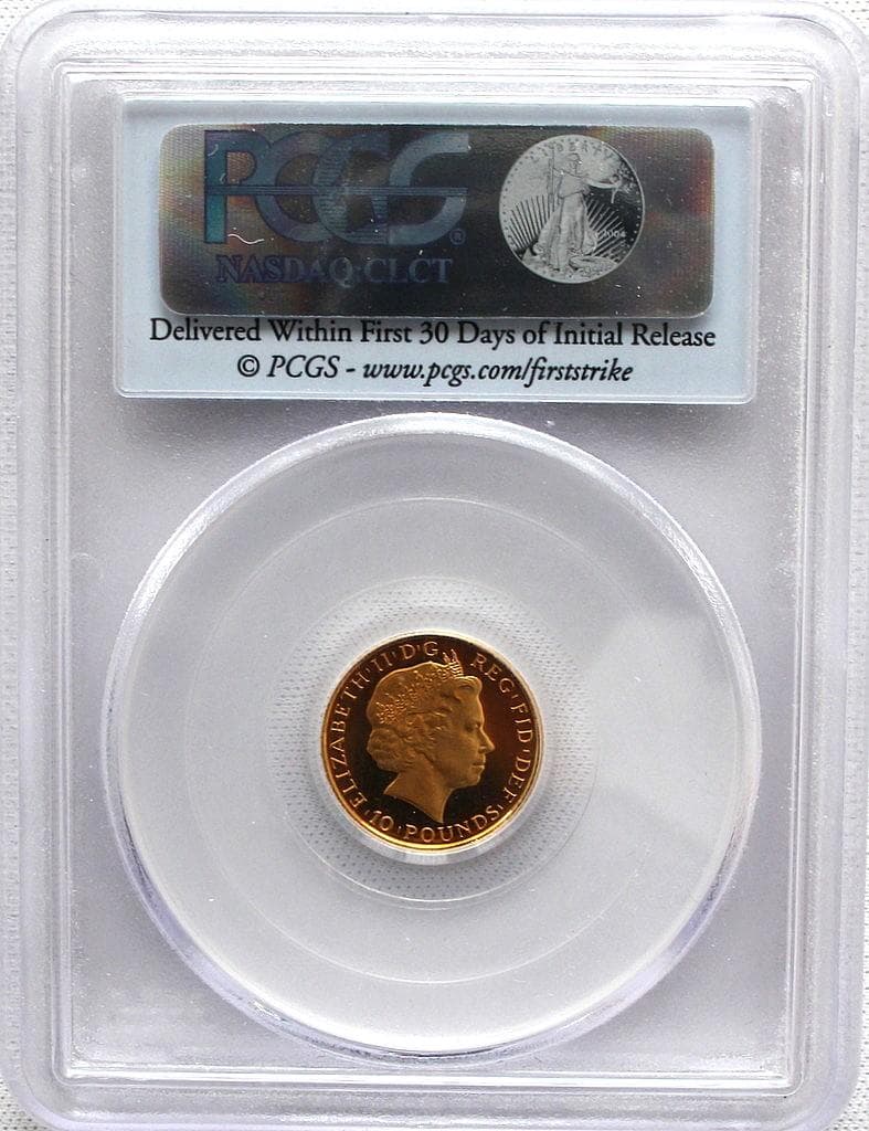 2011年 イギリス ブリタニア 10ポンド 金貨 PCGS PR70DCAM