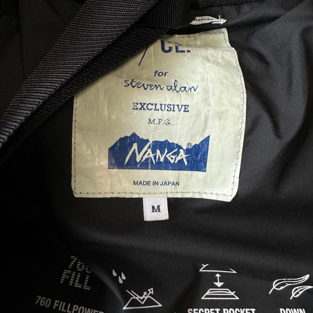 美品 NANGA × FC/E Steven Alan 別注ダウン サイズM