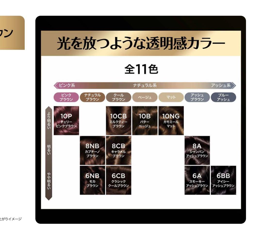 【まとめ割】ロレアルパリ　オレオリュクス 6CB クラシッククールブラウン10点