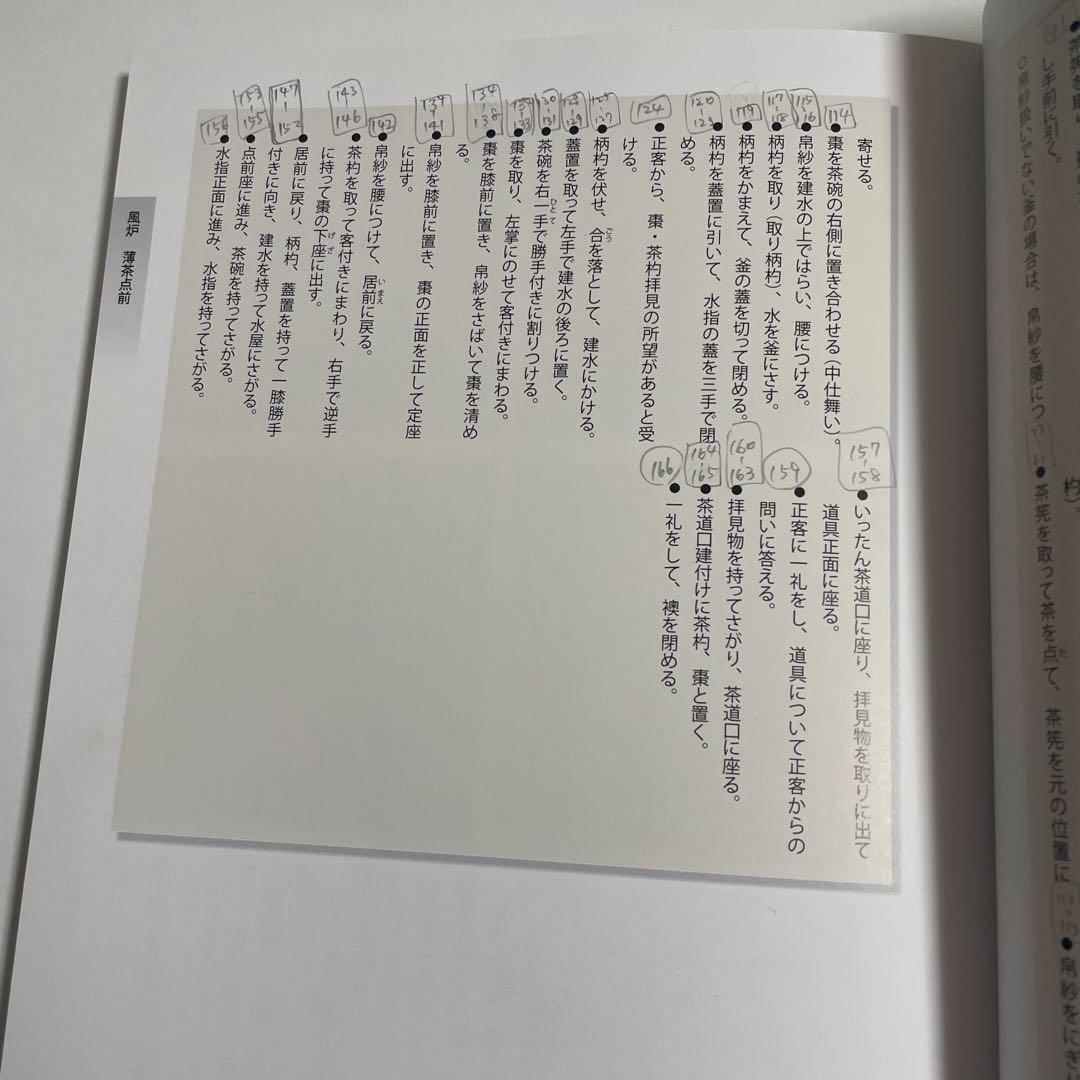 長板灯 裏千家茶道点前教則 1.2.3.9.10.11.17.18.23