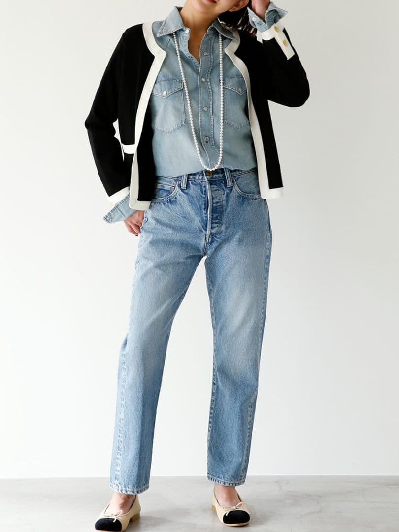 MADISON BLUE　テーパードデニム　00 美品