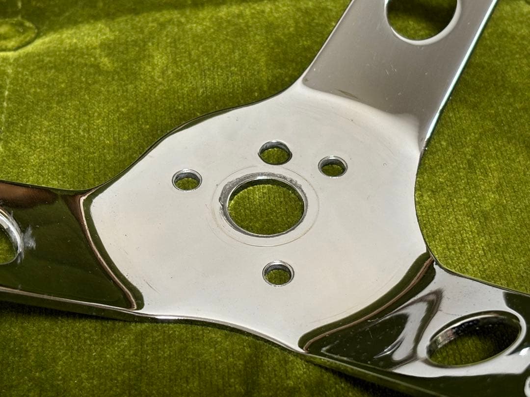 当時物 グラント ウッド ステアリング & ホーンボタン