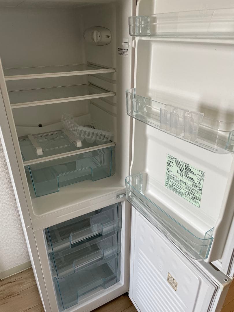 アイリスオーヤマ 冷蔵庫 AF162-W 右開き