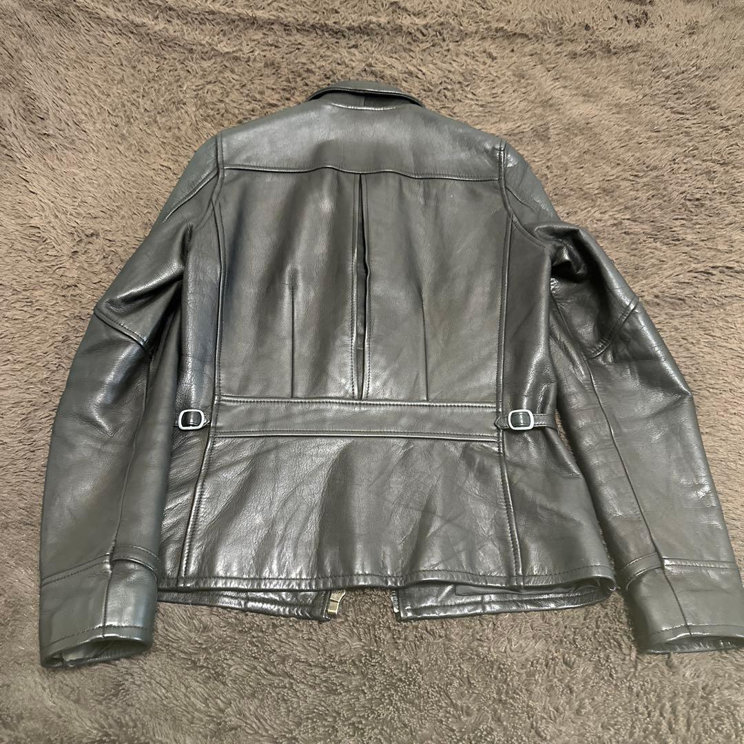 プレッジ　pledge レザージャケット　ブラック